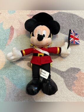 Vintage Disney Parks Epcot England Pavilion Mickey Mouse Plush